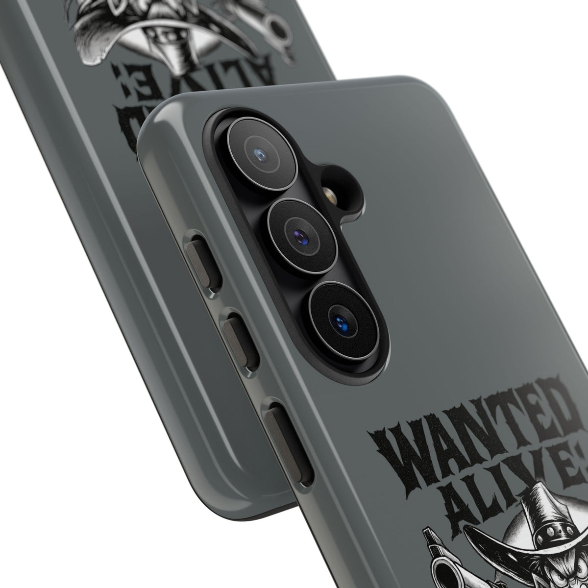 Phone Case — "Wanted Alive!" Cowboy Chewin' Tobacco Graphic