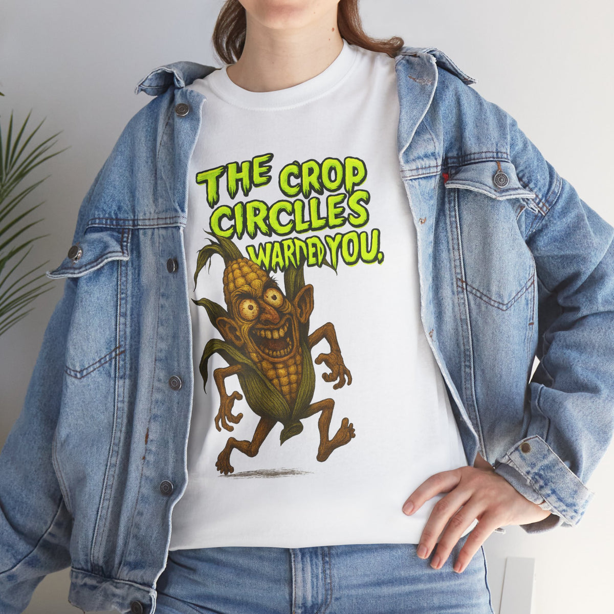 The Crop Circles Warned You – Alien Corn Monster T-Shirt