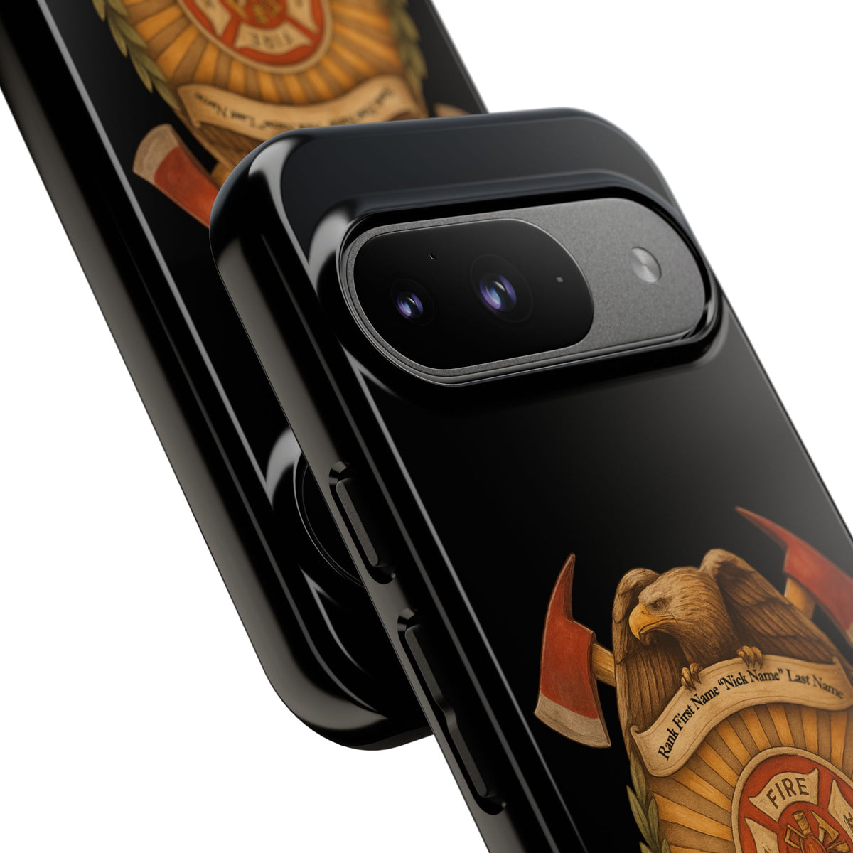 Firefighter Badge Phone Case — Tough Cases Customizable Emblem Design