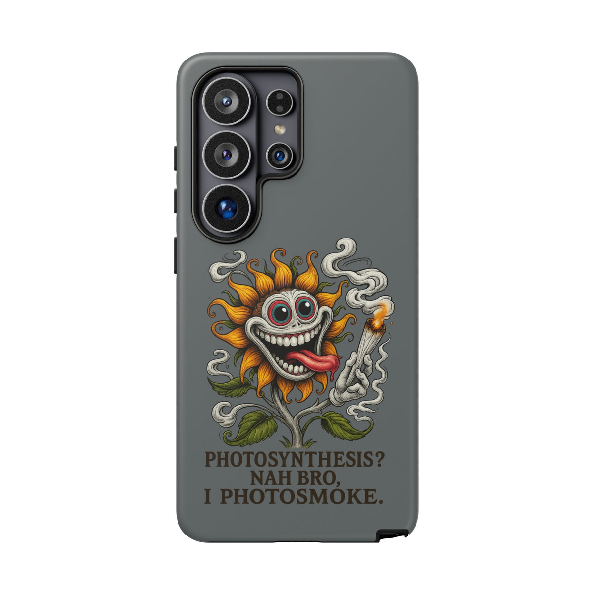 Photosmoke Sunflower Phone Case — Funny Stoner Botanical iPhone Cover