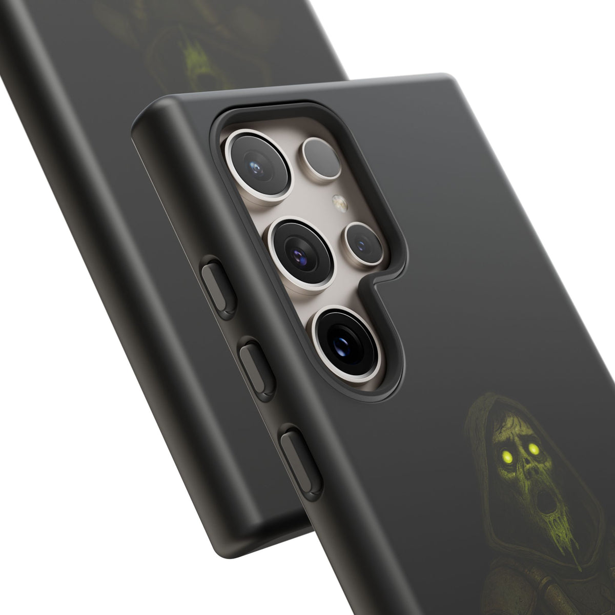 Phone Case — 'Toxic? Nah, Just Prophetically Unpleasant' Neon Grim Reaper Protective Cover