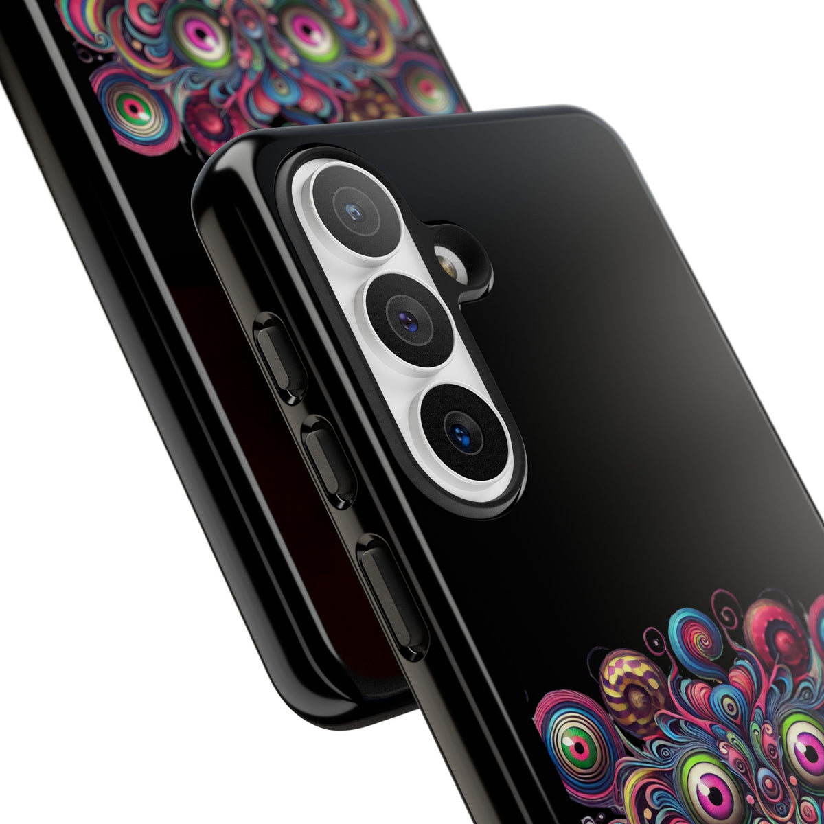 Psychedelic Smiling Eye Cluster Phone Case