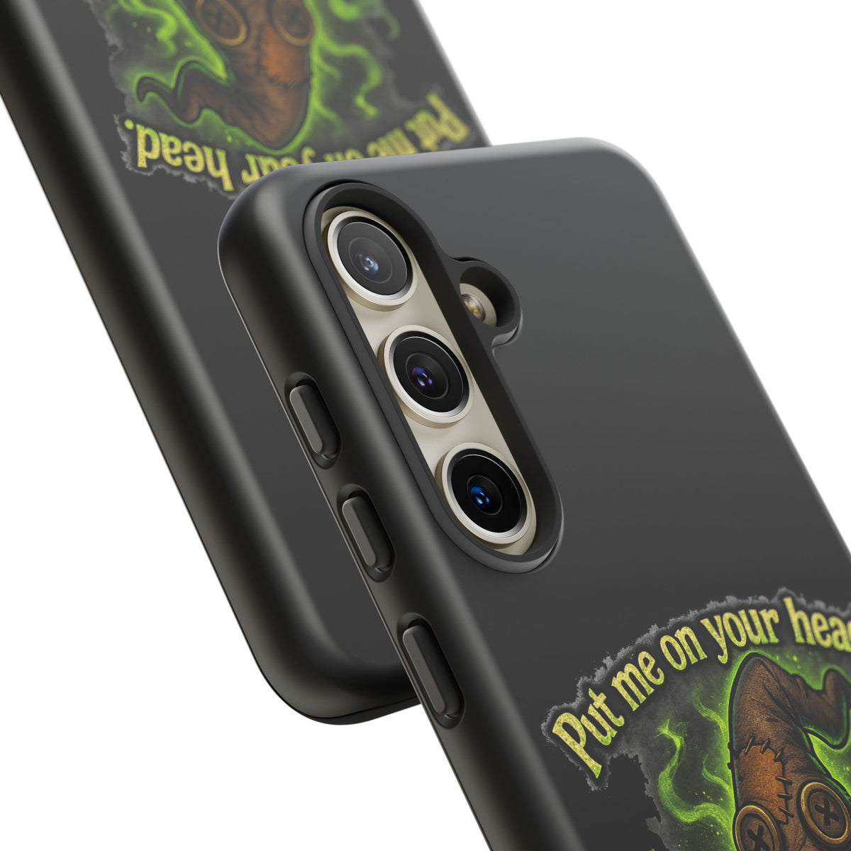 Phone Case — 'Put Me On Your Head, I Double Dare You' Witch Hat Horror Design