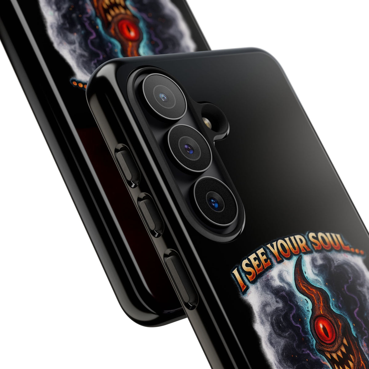 Phone Case — "I See Your Soul and It’s Disappointing" Dark Horror Graphic