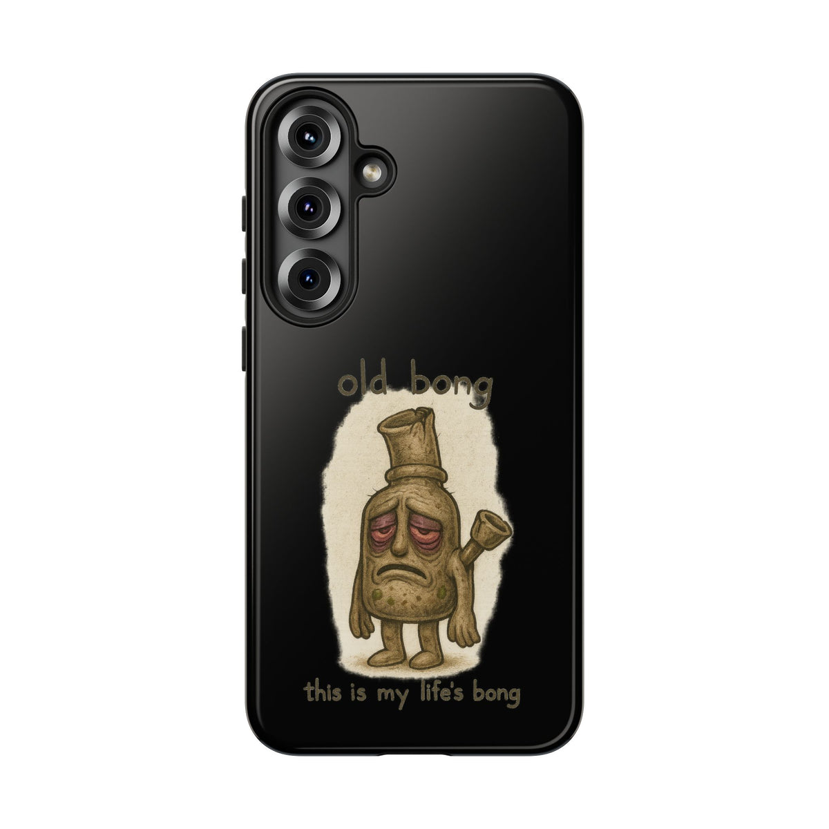 Phone Case — 'Old Bong' Funny Stoner Illustration, "This Is My Life's Bong"