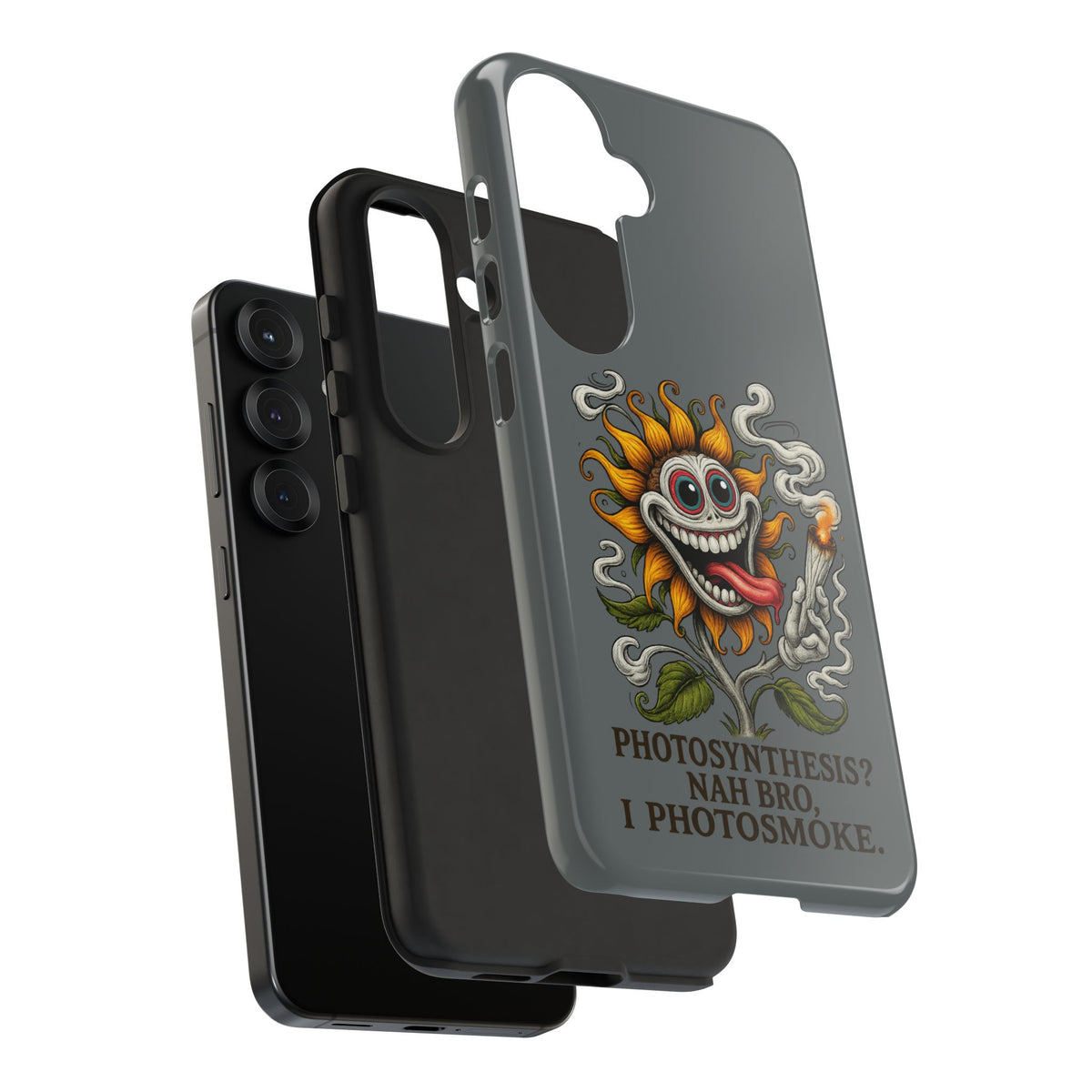 Photosmoke Sunflower Phone Case — Funny Stoner Botanical iPhone Cover