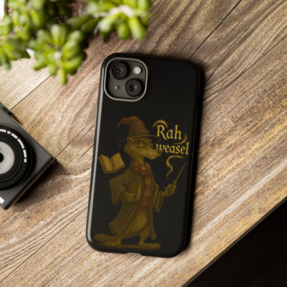 Rah Weasel Wizard Phone Case — Cute Fantasy Magical Creature iPhone Cover