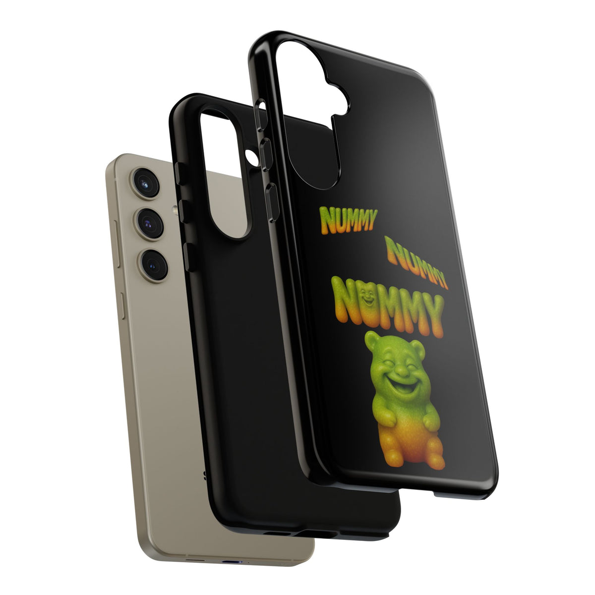 Nummy Gummy Phone Case — Cute Retro Green Gummy Bear Protective Case