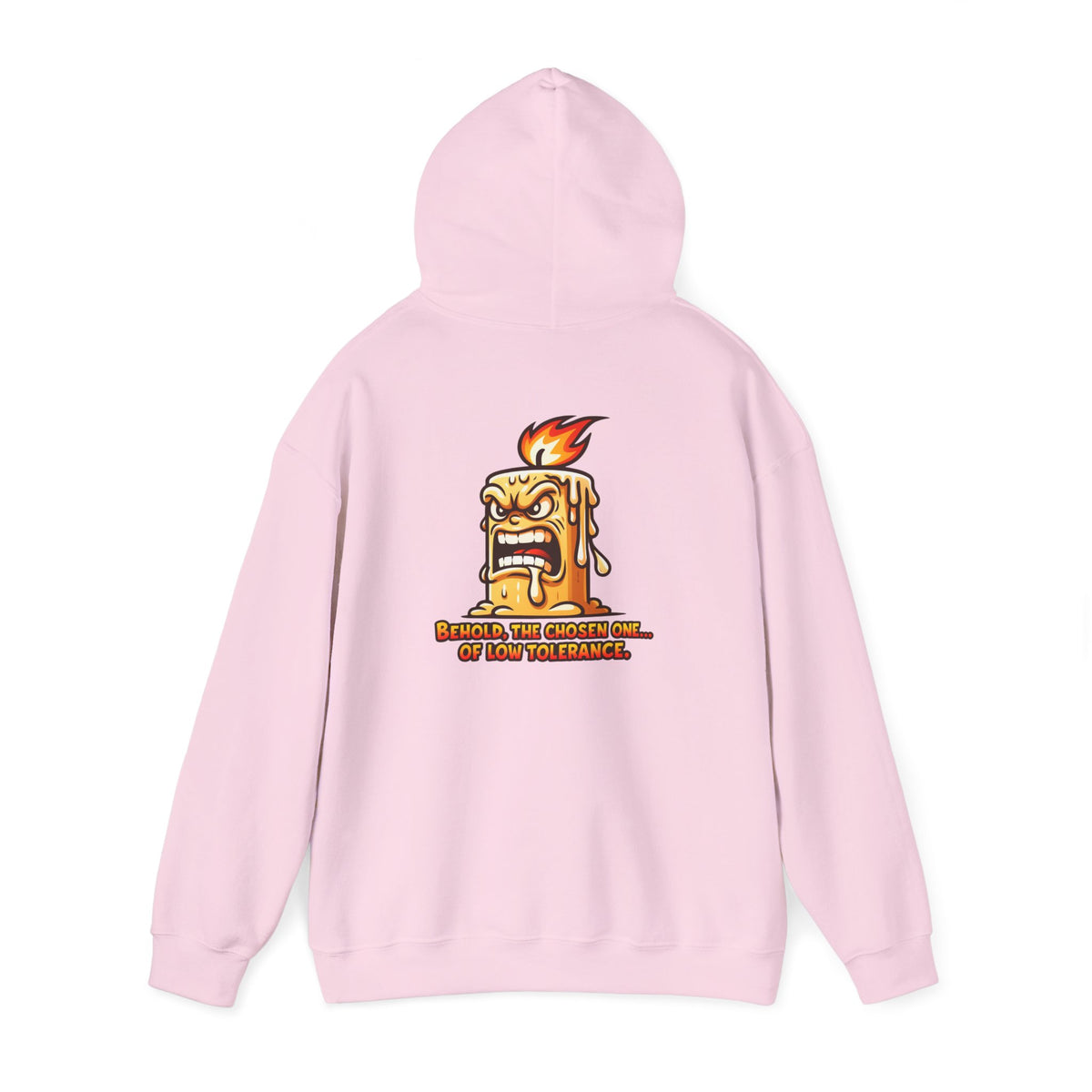 Hoodie — Spicy Candle Melt Comic Design (“Because I’m Candles and... My Tolerance”)