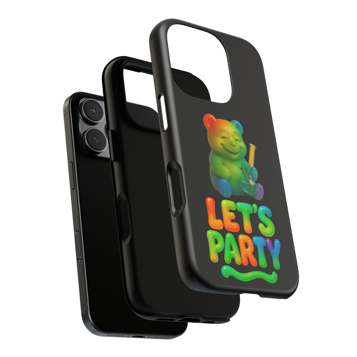 Let's Party Rainbow Bear Phone Case