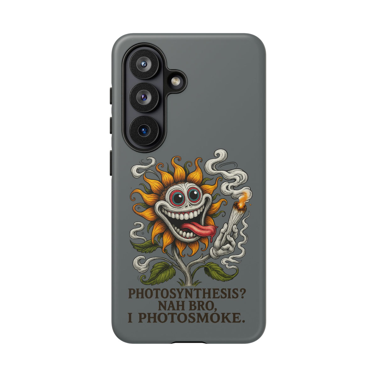 Photosmoke Sunflower Phone Case — Funny Stoner Botanical iPhone Cover