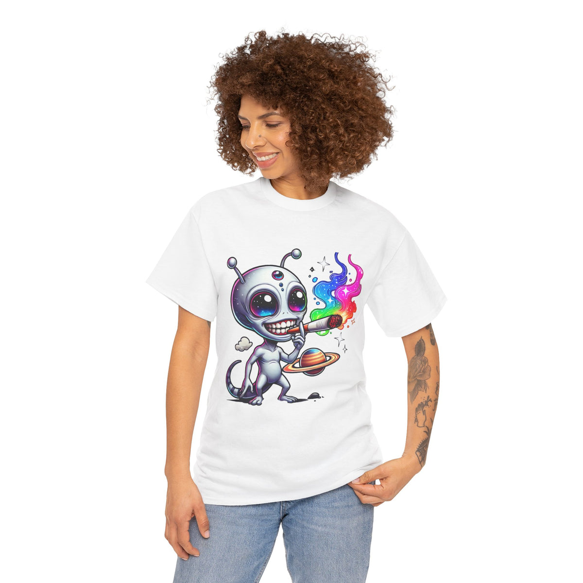 "Cosmic Chill" Funny Alien T-Shirt