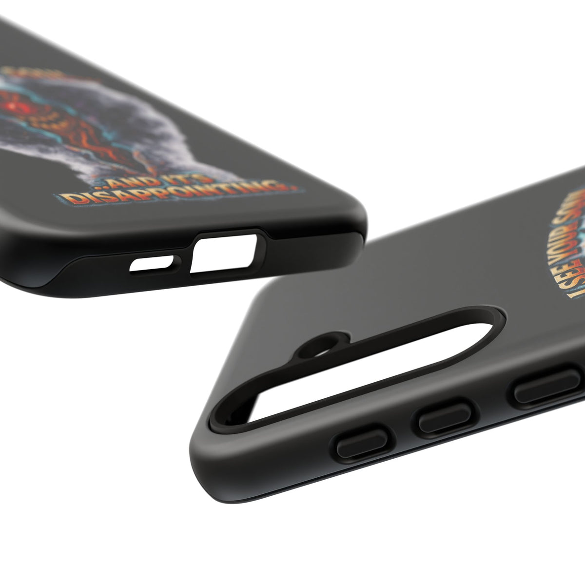Phone Case — "I See Your Soul and It’s Disappointing" Dark Horror Graphic