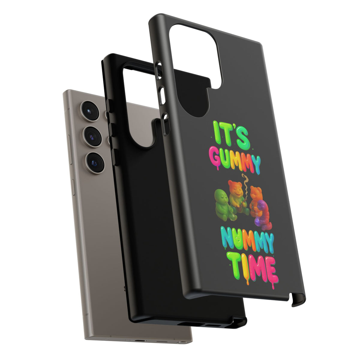 It's Gummy Nummy Time Phone Case — Colorful Gummy Bears Protective Case