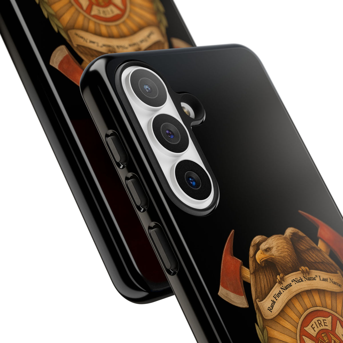 Firefighter Badge Phone Case — Tough Cases Customizable Emblem Design