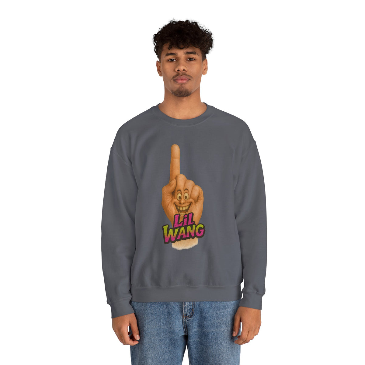 Lil Wang – Finger Character Crewneck
