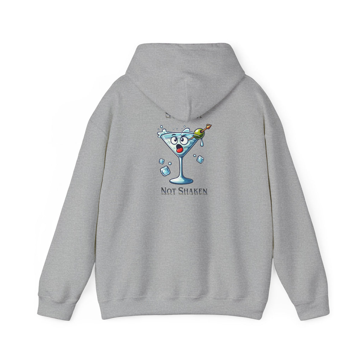 Not Shaken Martini Hoodie – Cute Cocktail Graphic Hooded Sweatshirt