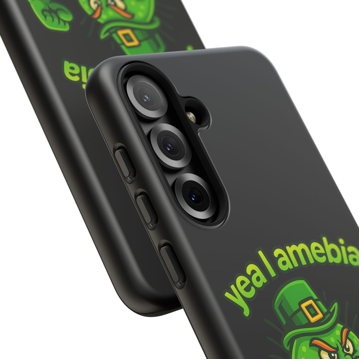 Phone Case – “Yea I Amebia, Amebia Your Face” St. Patrick’s Day Funny Amoeba Design