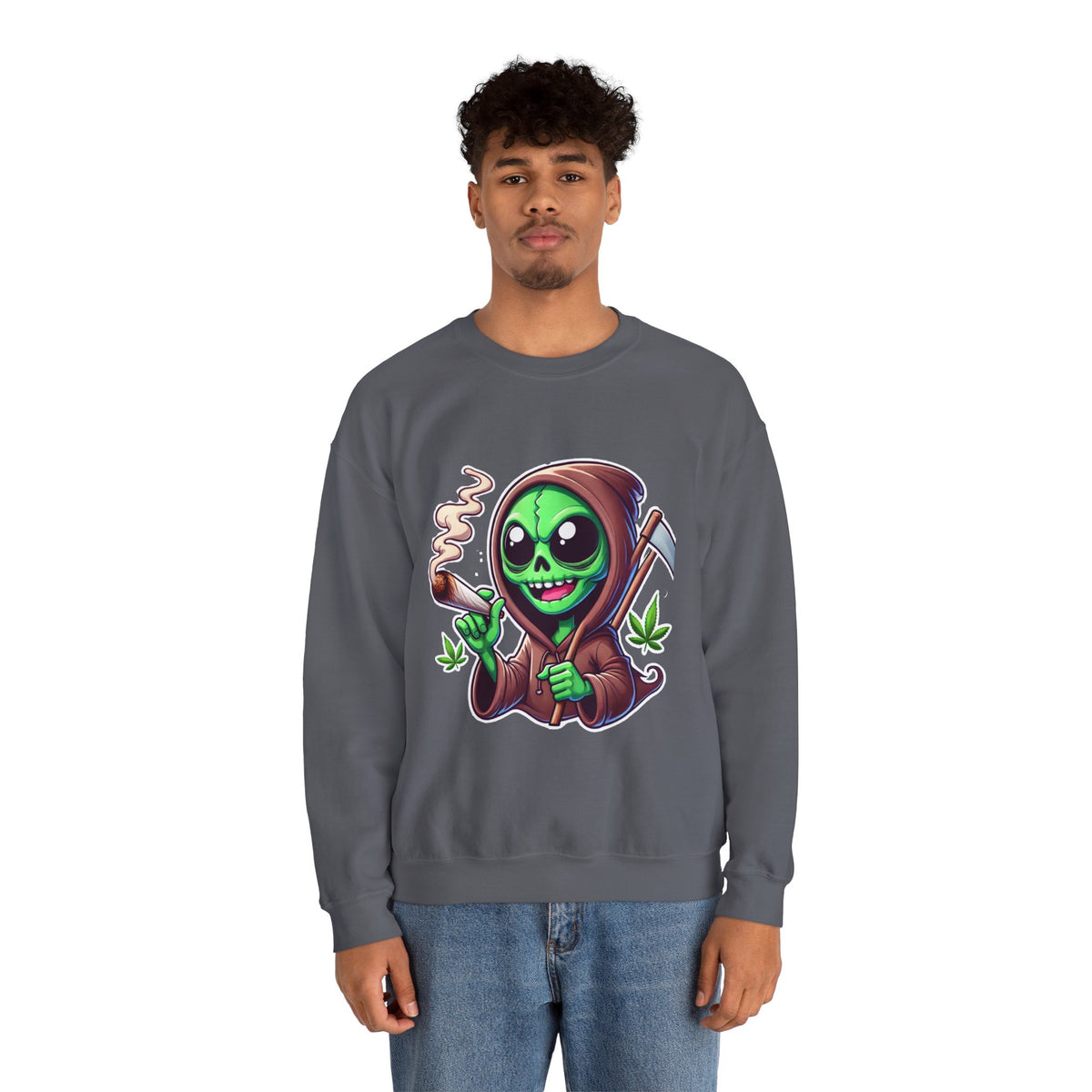 Stoner Reaper Alien Crewneck