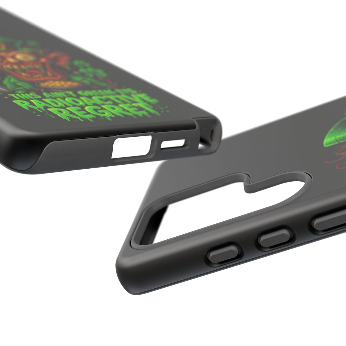Radioactive Leprechaun Phone Case — "This Ain't Green, It's Radioactive Regret"