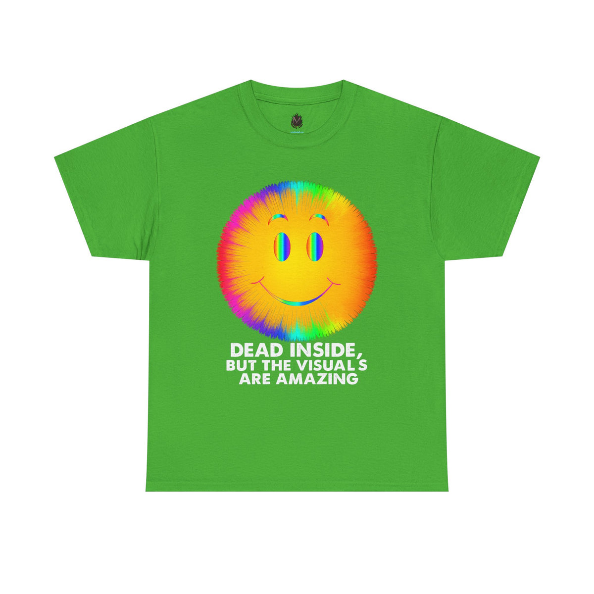 Dead Inside, But the Visuals Are Amazing – Trippy Smiley Face T-Shirt