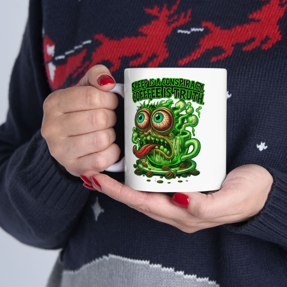 Sleep is a Conspiracy – Coffee is Truth Mug
