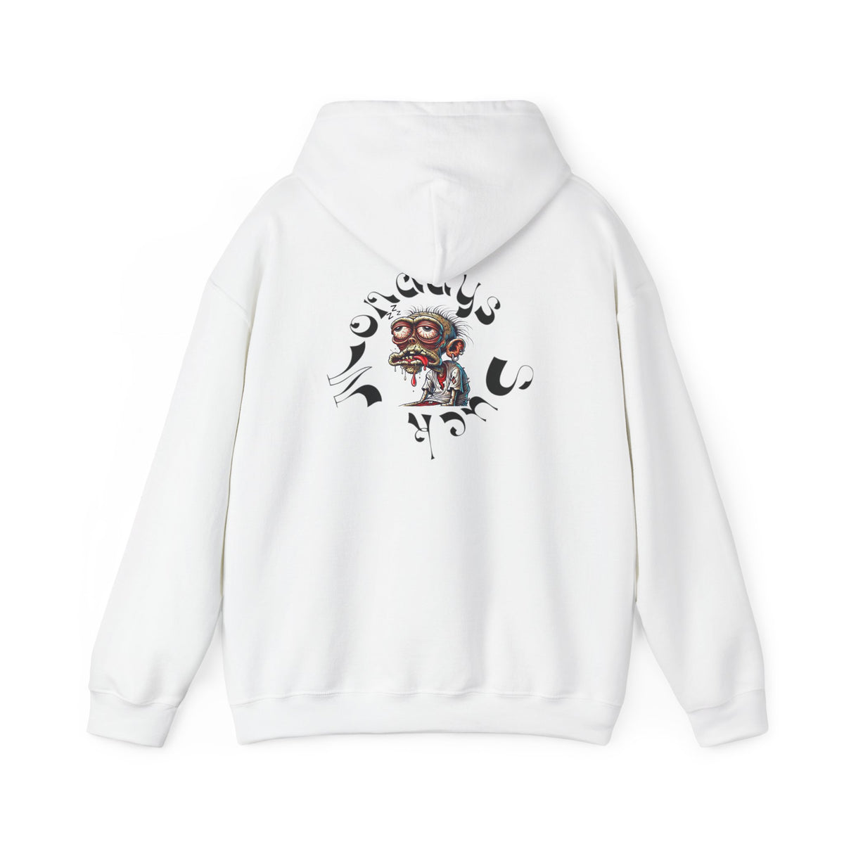 Hoodie - Funky Cartoon Skull Graphic Hoodie