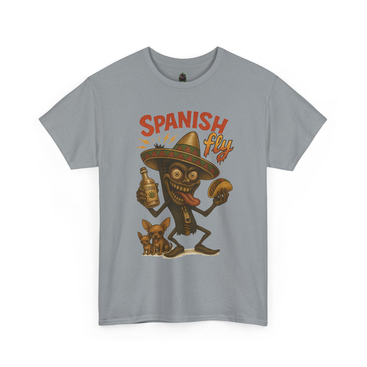 Spanish Fly – Tequila, Tacos & Trouble Tee