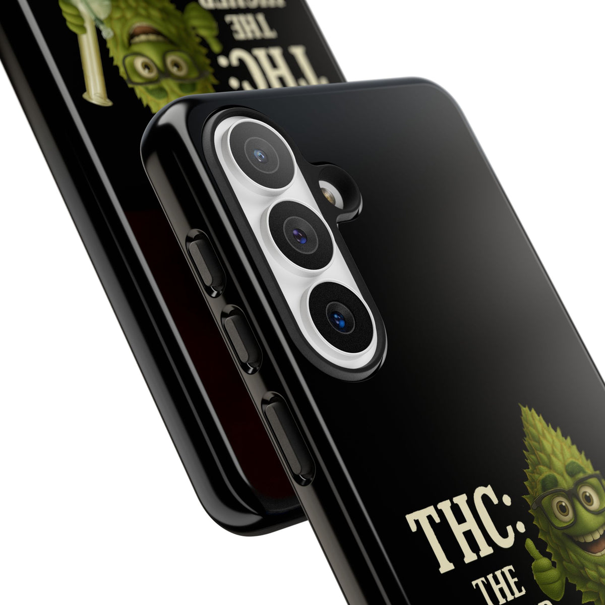 THC The Higher Curriculum Phone Case – Funny Cannabis Nug Cartoon iPhone Case