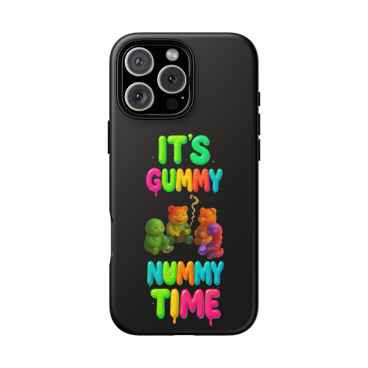 It's Gummy Nummy Time Phone Case — Colorful Gummy Bears Protective Case