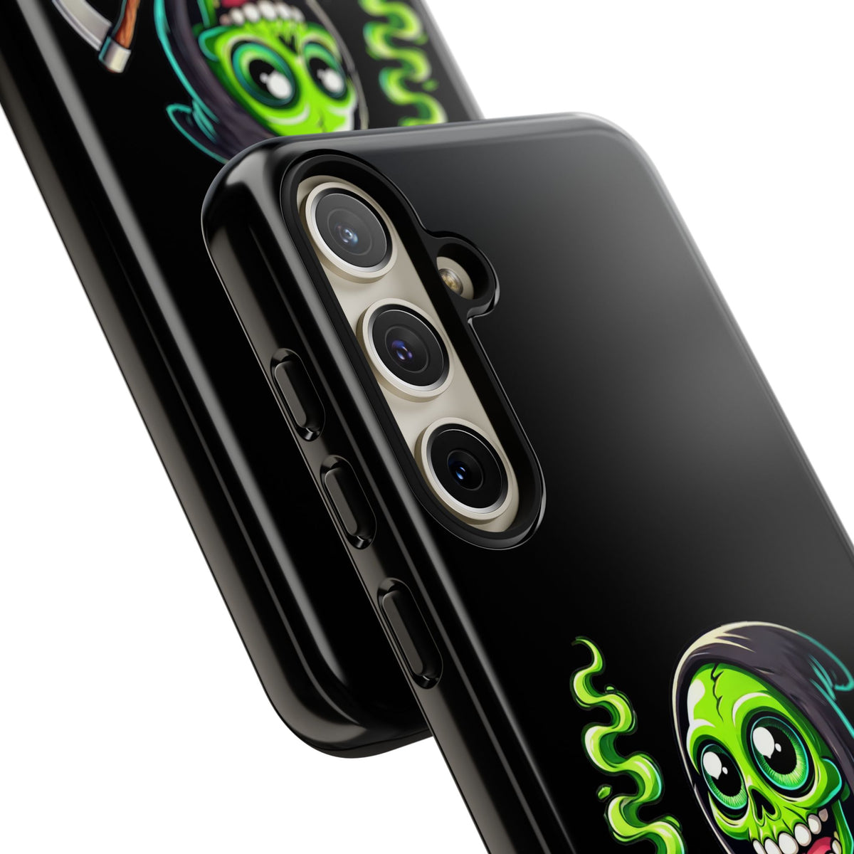 Grinning Green Reaper Phone Case