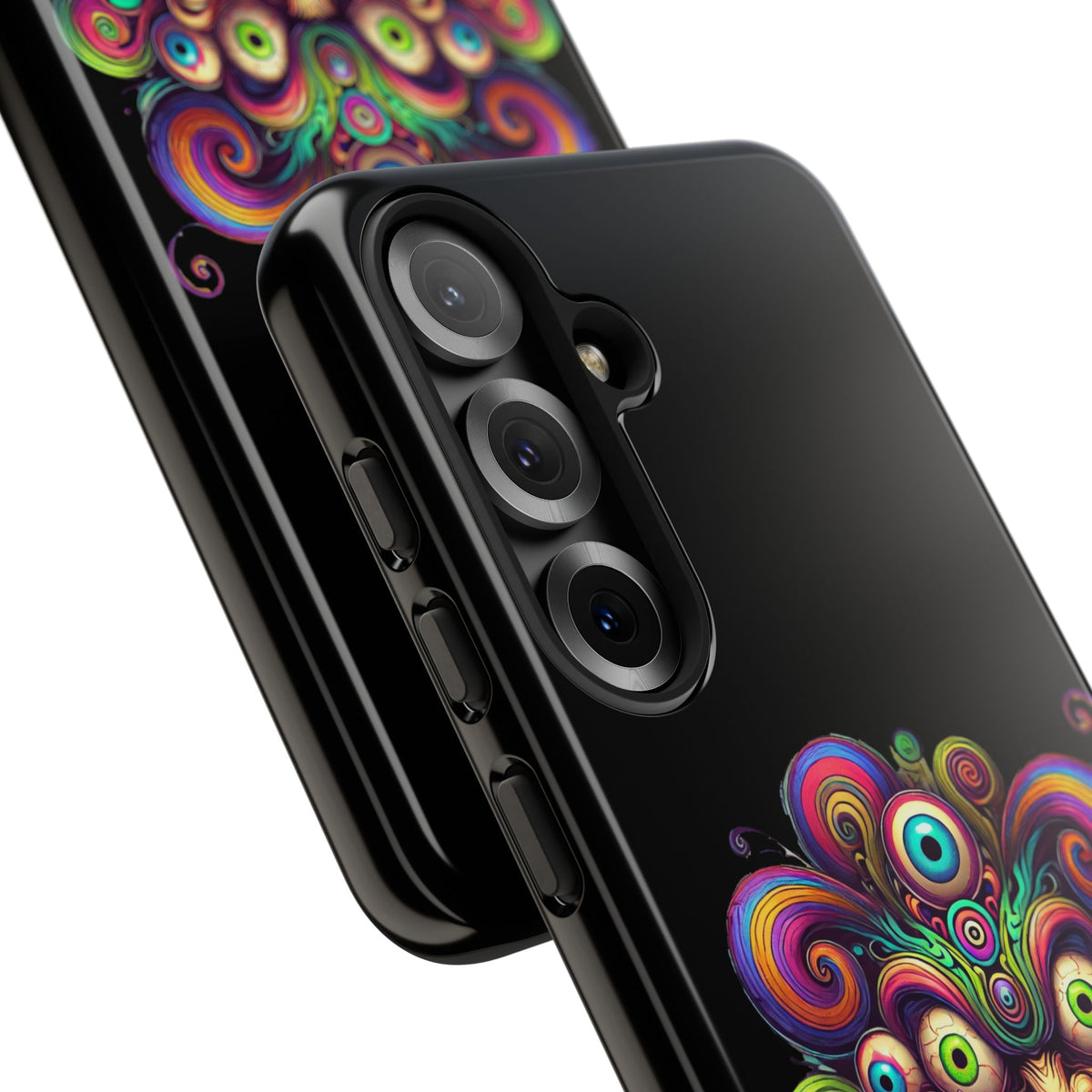 Psychedelic Jester Phone Case — Colorful Creepy Clown Tough Case