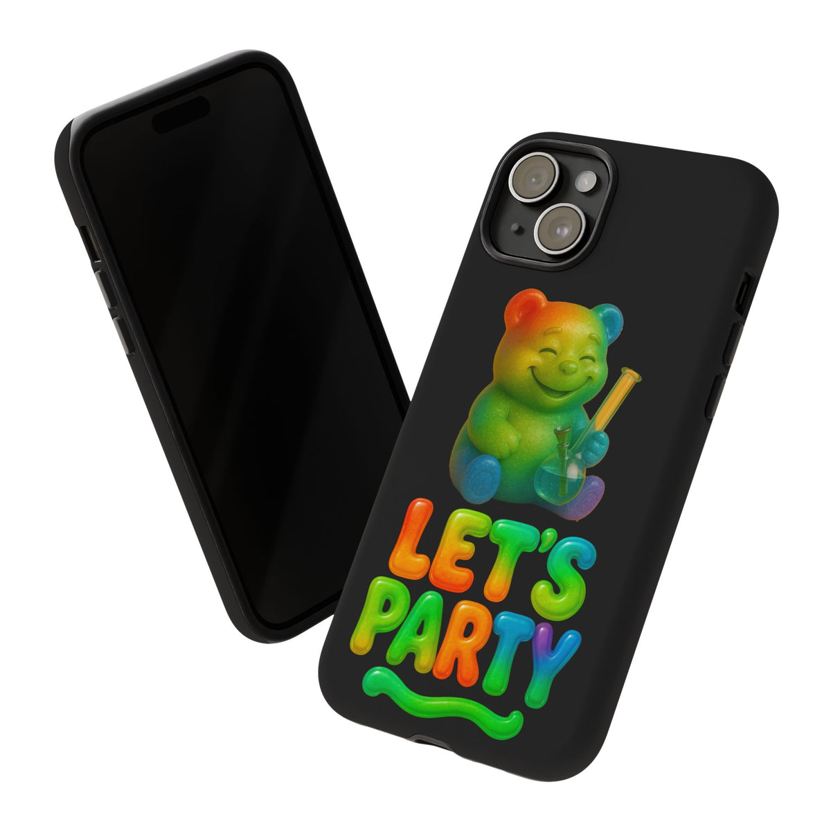 Let's Party Rainbow Bear Phone Case