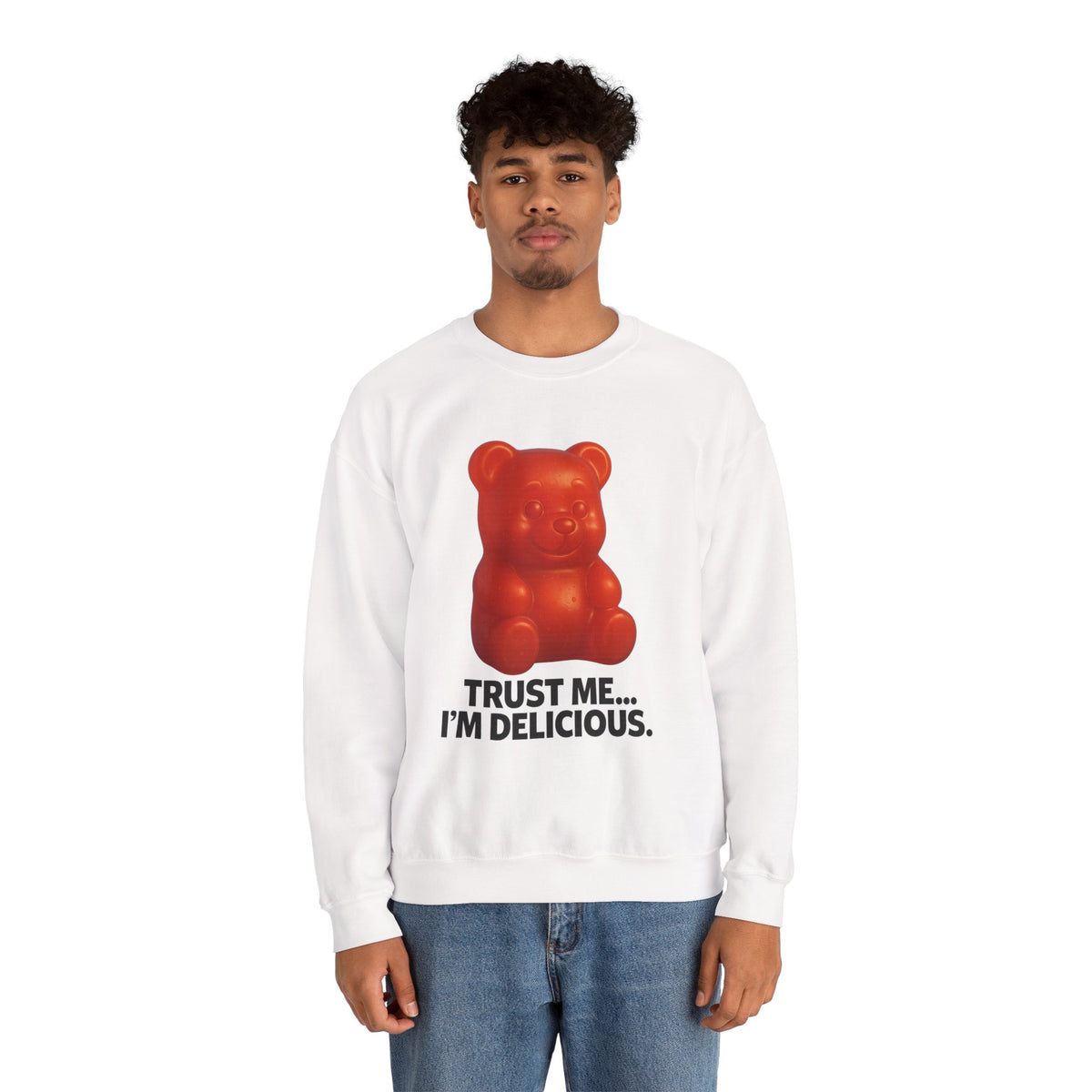 Trust Me I'm Delicious Gummy Bear Crewneck