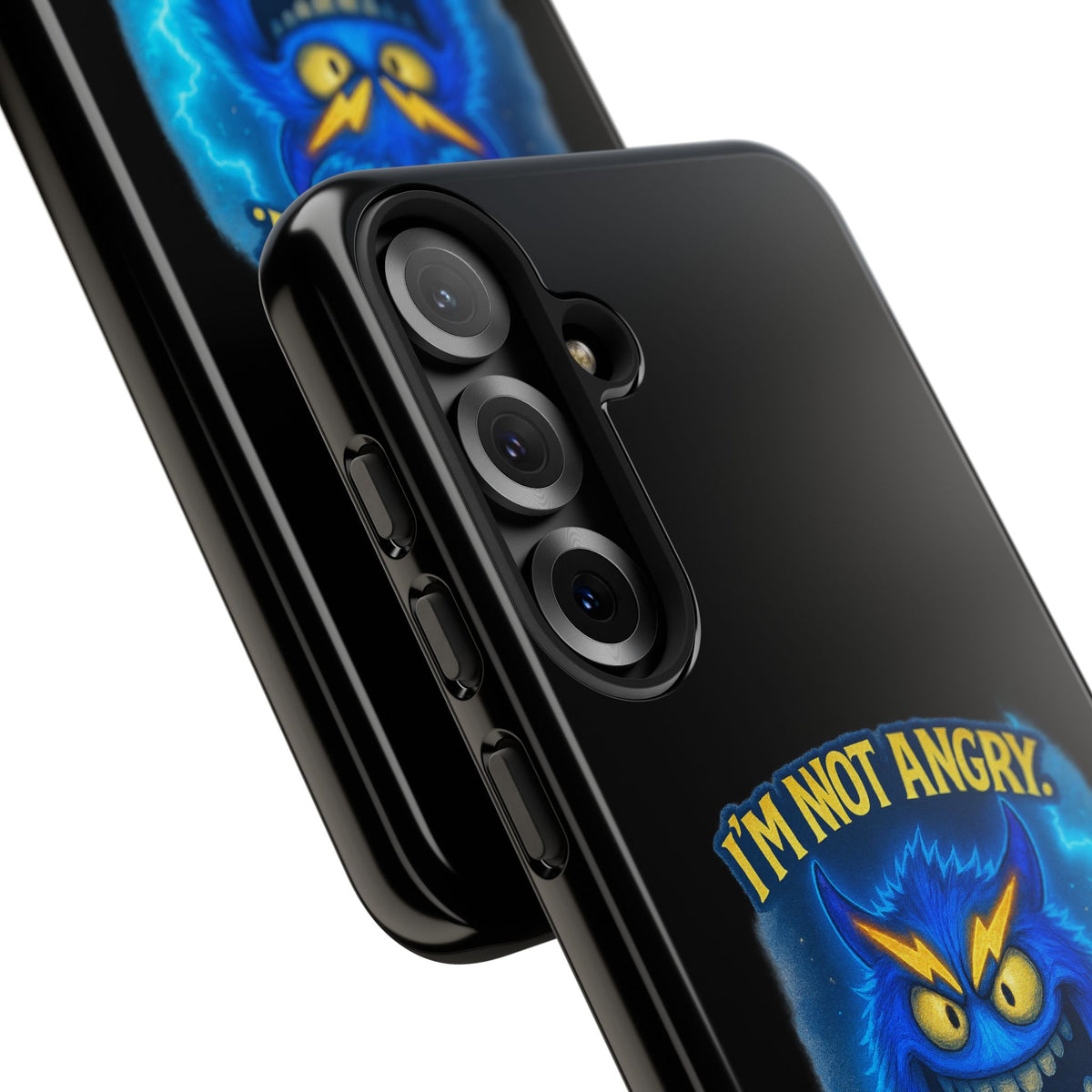 Phone Case - "I'm Not Angry, I'm Fully Charged" Electric Monster Protective Cover