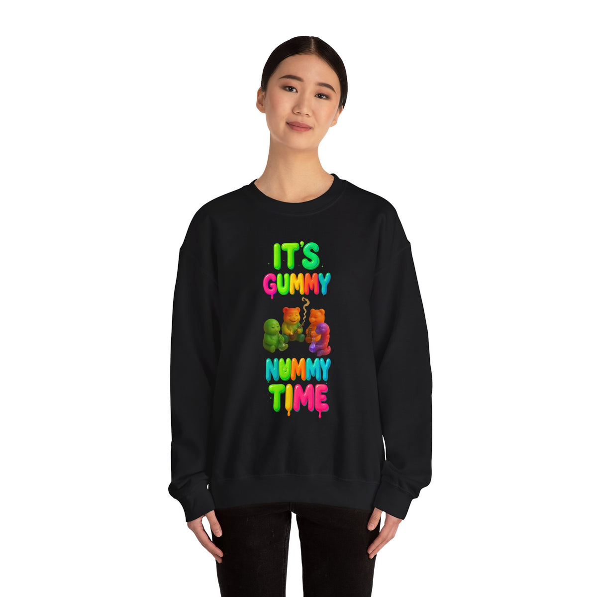 It’s Gummy Nummy Time Crewneck Sweatshirt