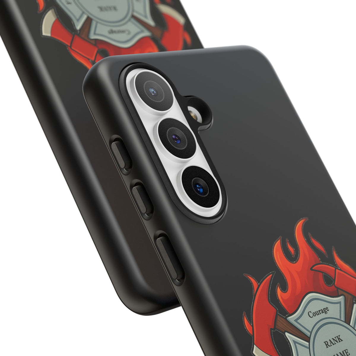 Firefighter Maltese Cross Phone Case — Custom Rank/Name/District Design