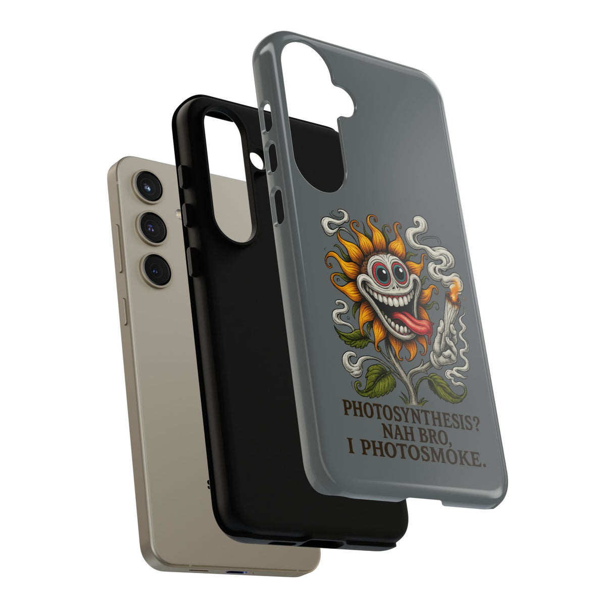 Photosmoke Sunflower Phone Case — Funny Stoner Botanical iPhone Cover