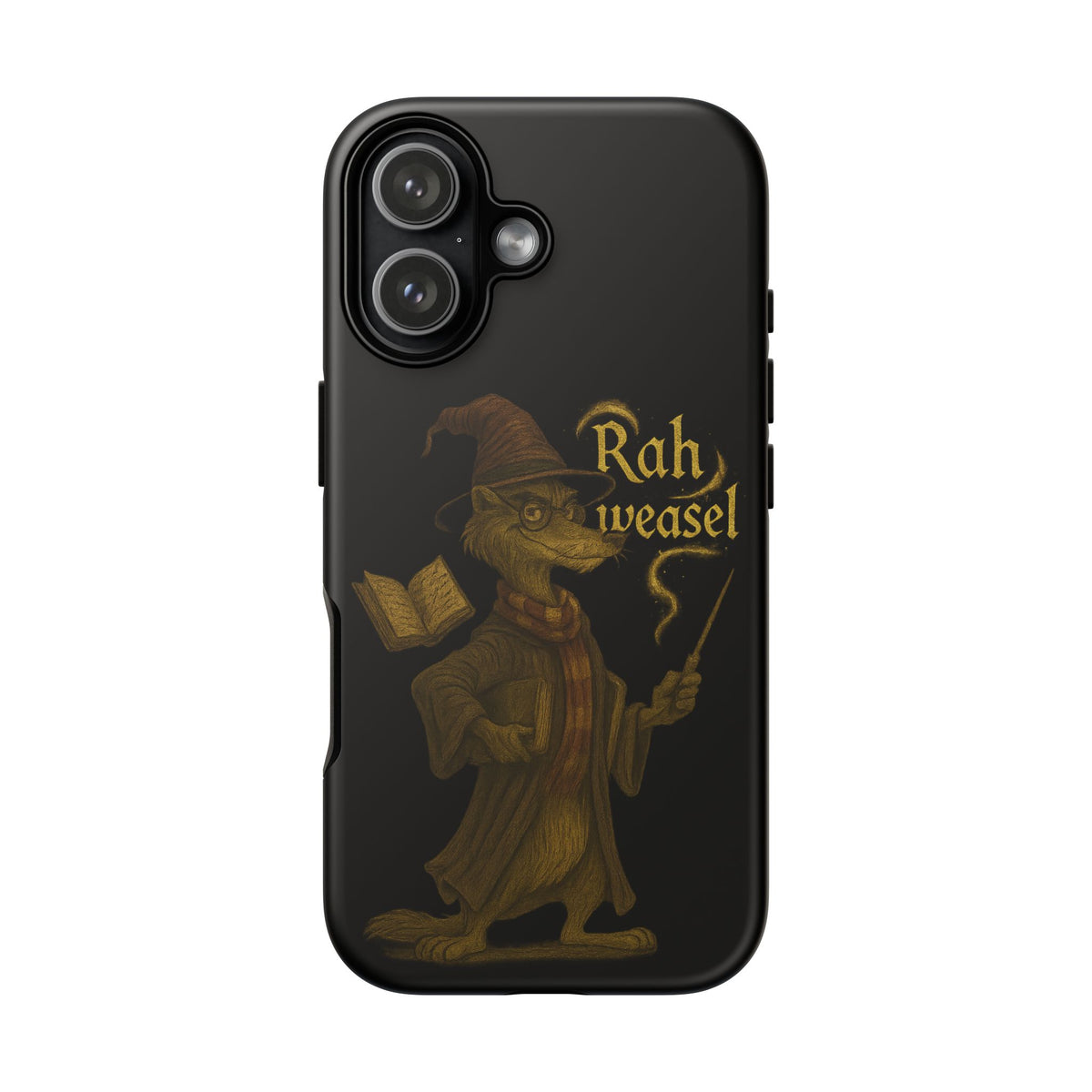 Rah Weasel Wizard Phone Case — Cute Fantasy Magical Creature iPhone Cover