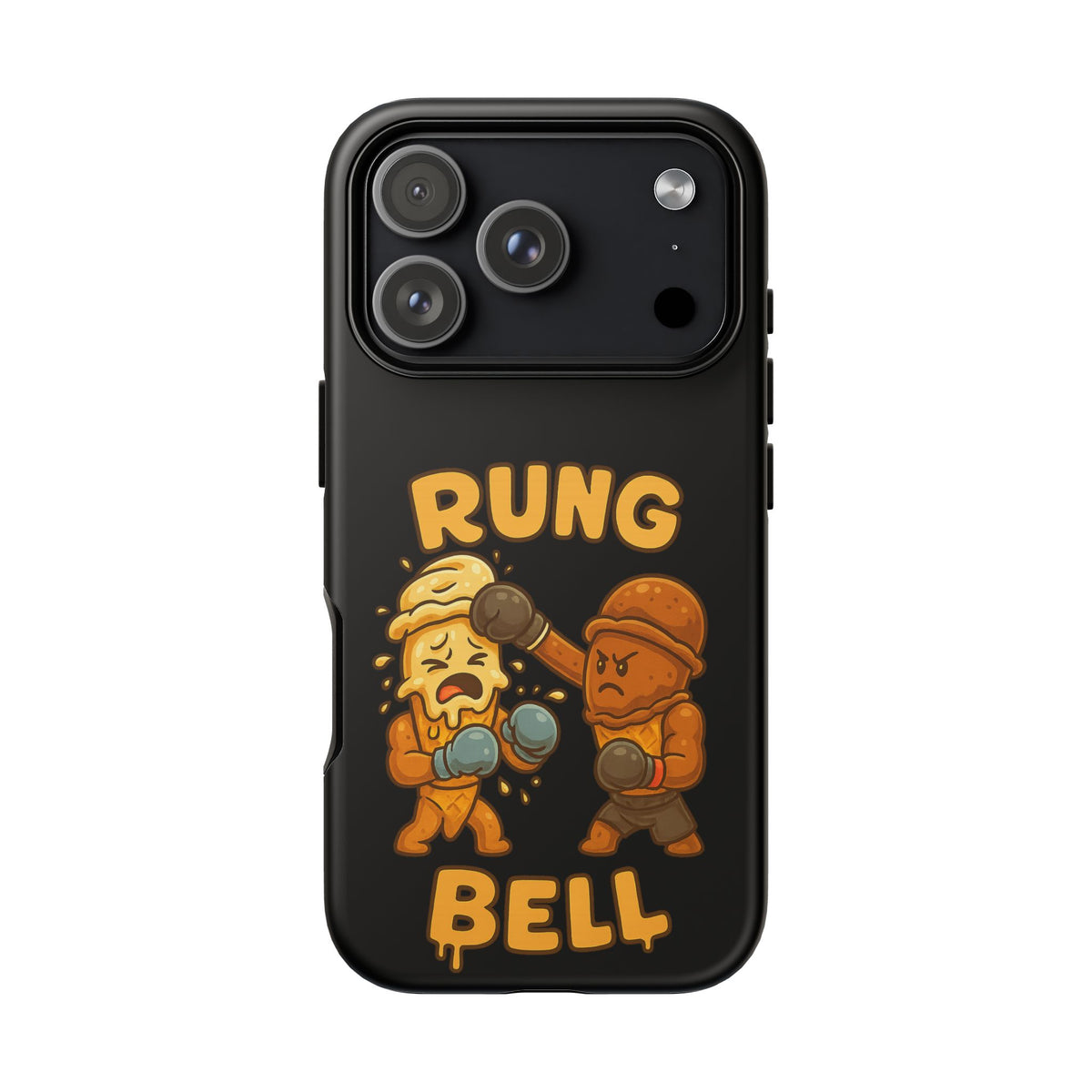 Phone Case — "Rung Bell" Boxing Cartoon Protective Cover