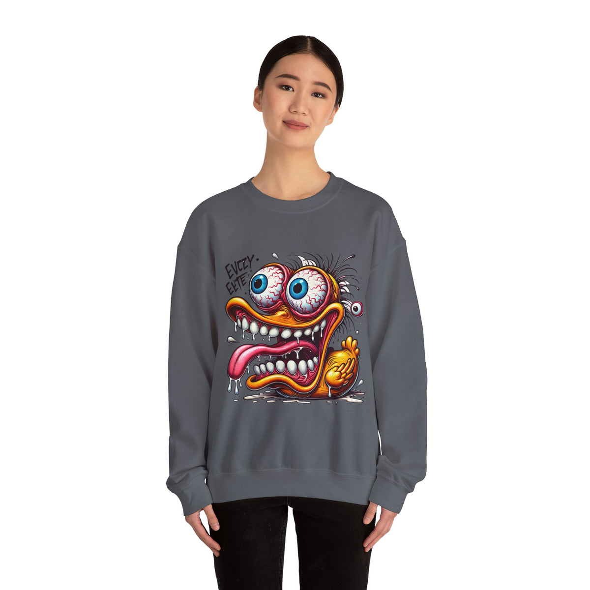 Eyeball Escape Duck Crewneck Sweatshirt