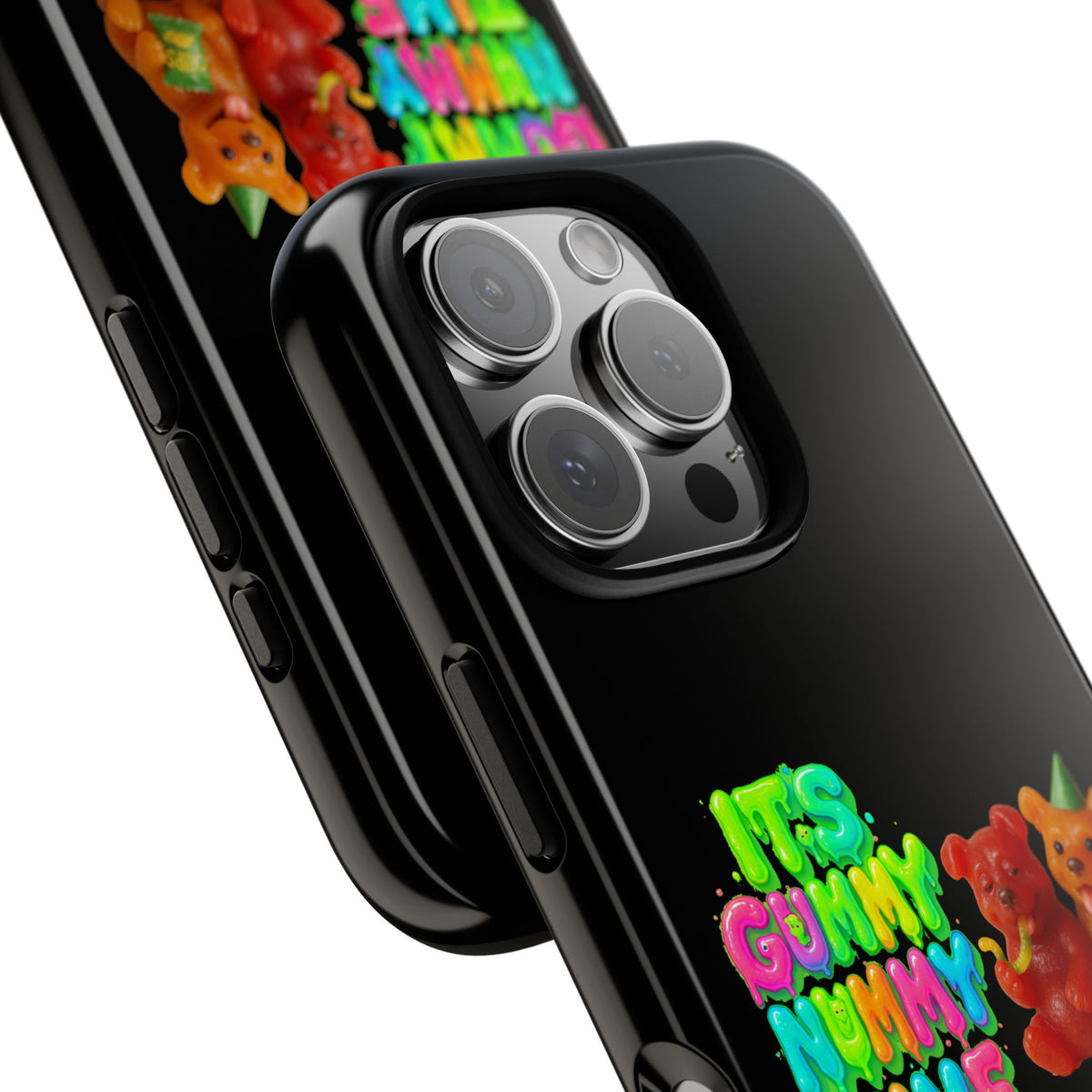 Phone Case — "It's Gummy Nummy Time" Colorful Gummy Bear Protective Case