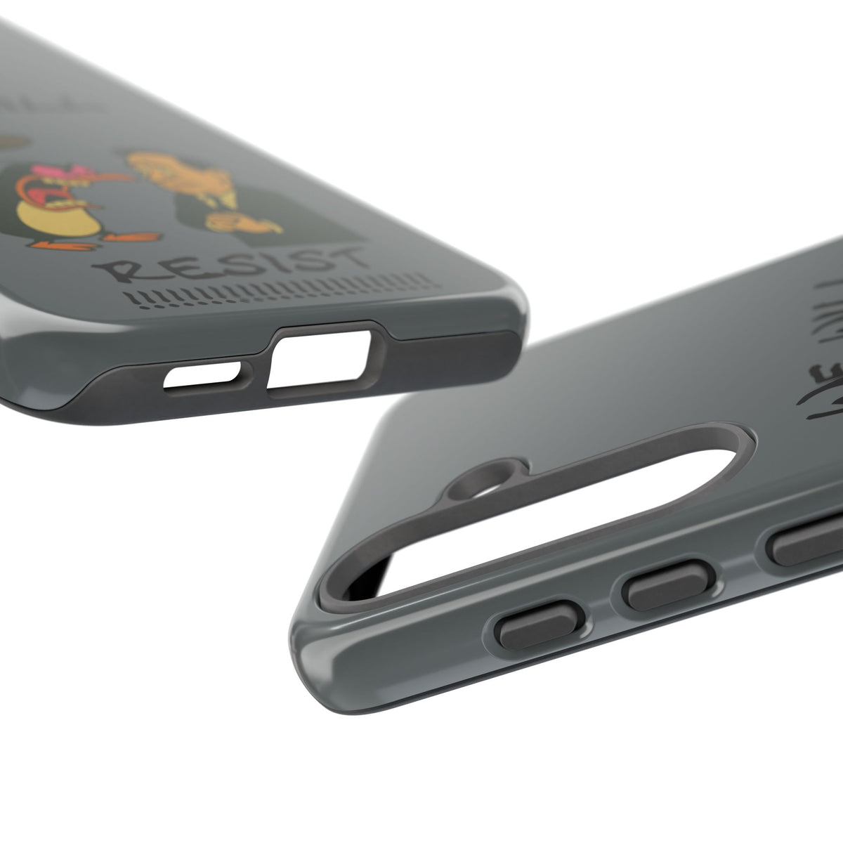 Phone Case - "We Will Resist" Cartoon Protest Design
