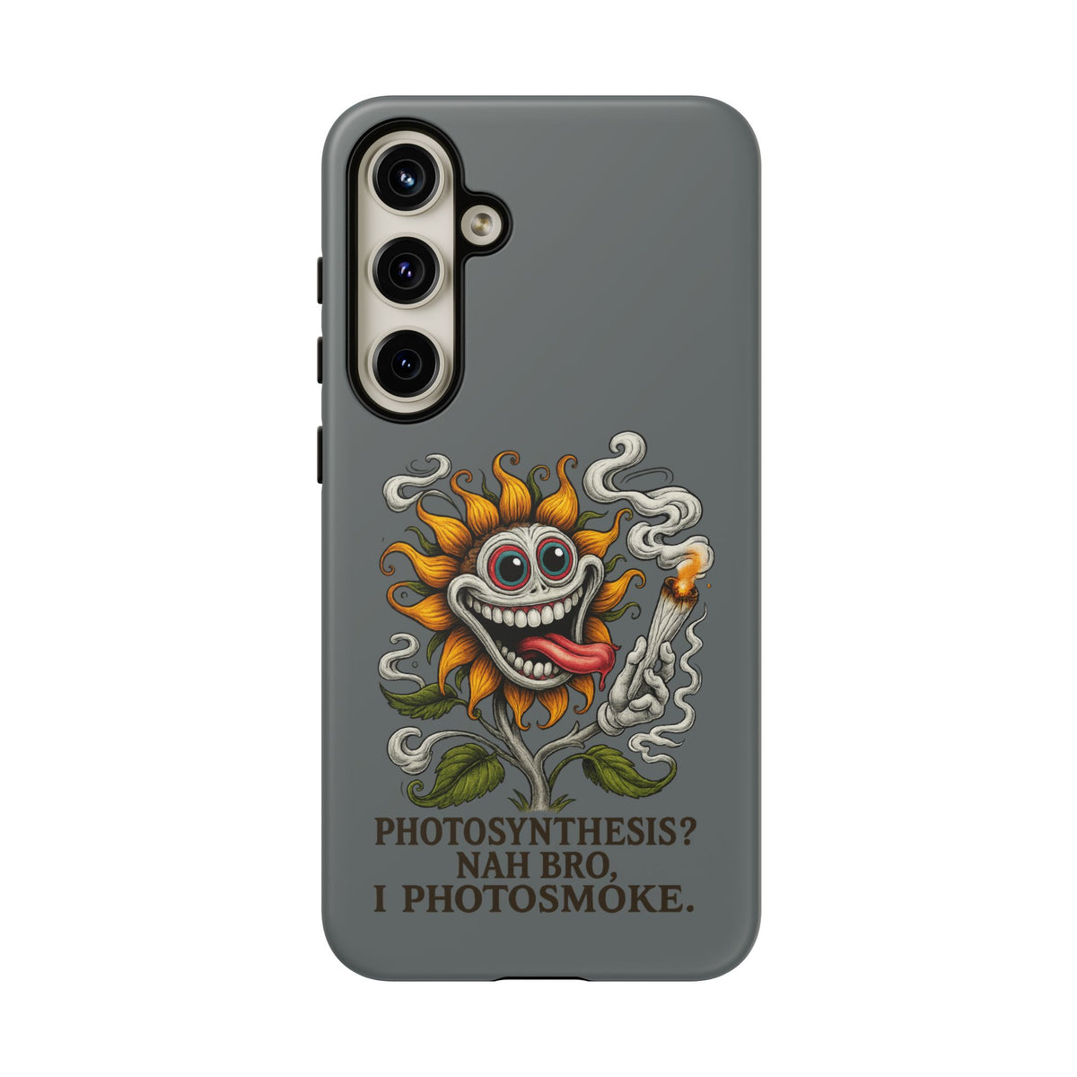Photosmoke Sunflower Phone Case — Funny Stoner Botanical iPhone Cover