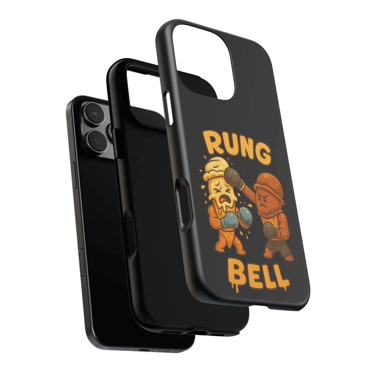 Phone Case — "Rung Bell" Boxing Cartoon Protective Cover