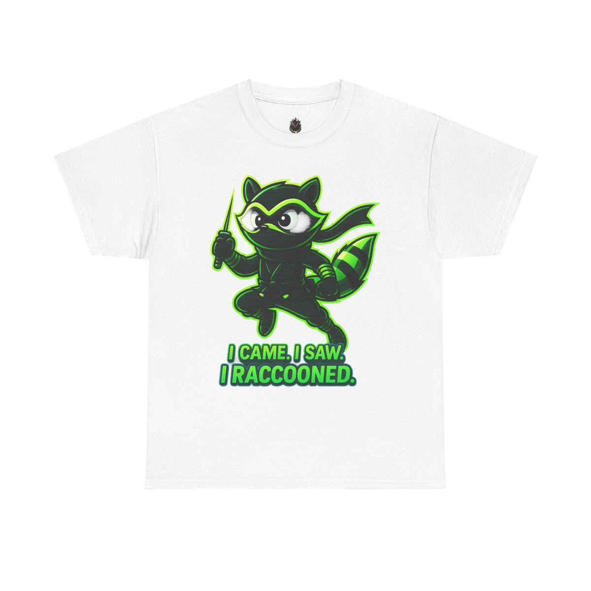 I Came. I Saw. I Raccooned. – Ninja Raccoon T-Shirt