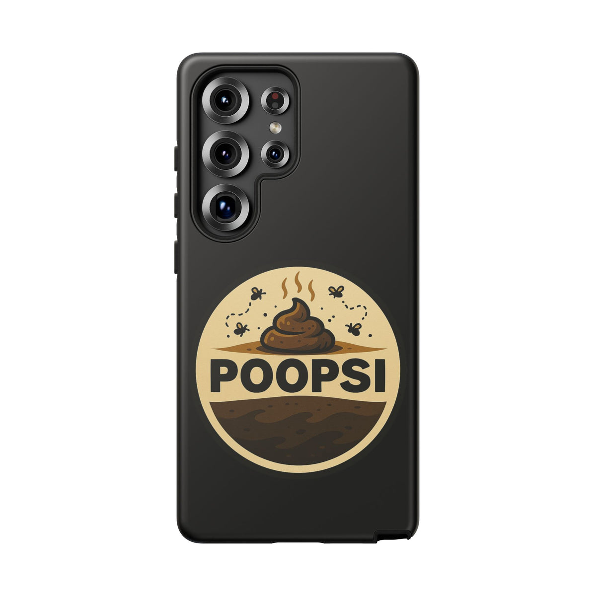 Phone Case — 'POOPSI' Funny Poop Logo Protective Cover
