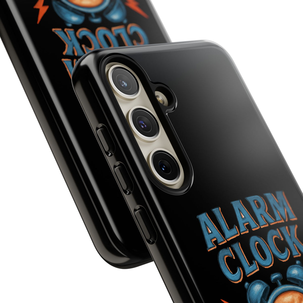 Phone Case — "Alarm Clock" Retro Screaming Clock Protective Cover