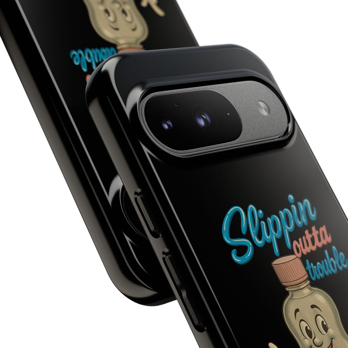 Phone Case — Retro 'Slippin Outta Trouble' Baby Bottle Design