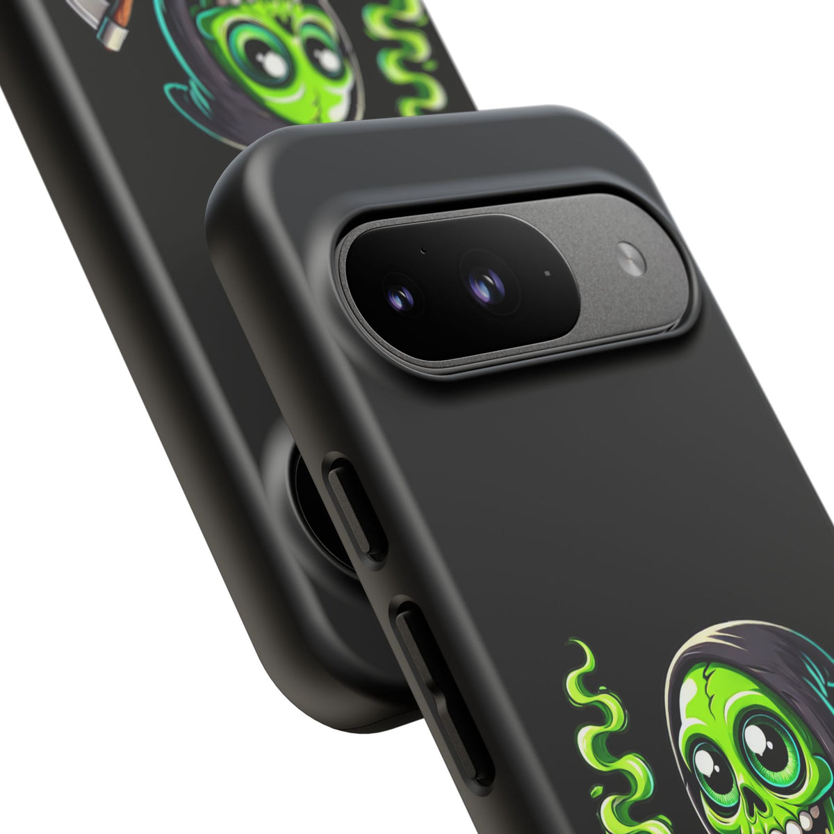 Grinning Green Reaper Phone Case